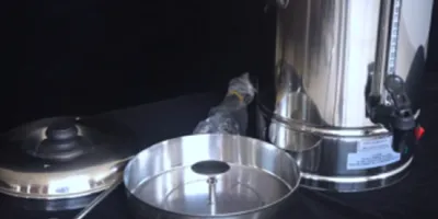 Electric Coffee Maker (Self-Service Coffee Urn, Stainless Steel)