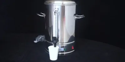 Electric Coffee Maker (Self-Service Coffee Urn, Stainless Steel)
