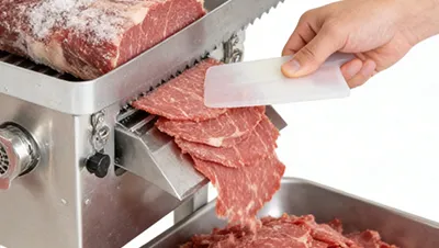 Slicing meat