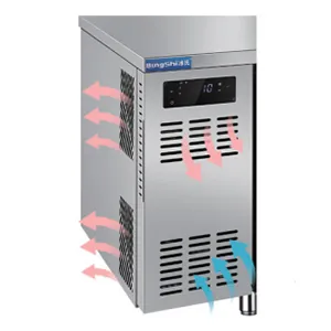 Bottom intake, top exhaust airflow